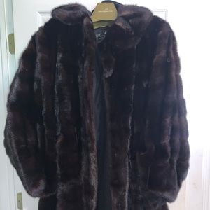 100% Mink Fur Coat